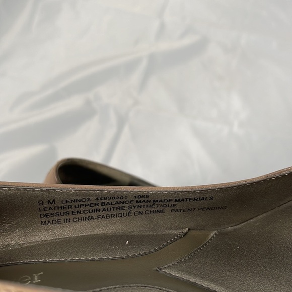 NATURALIZER Lennox Taupe Tan Leather Pump Heels N5 Cushion Insole Neutral Size 9 - Picture 8 of 11